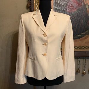 Silk-and-linen blend blazer by Ralph Lauren